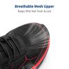 image:imageDREAM PAIRS Boys Girls Sneakers Kids Tennis Running Shoes EZONs EZPlays Athletic Sport Gym Lightweight Breathable ShoesBlackRed