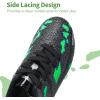 image:imageDREAM PAIRS Boys Girls Soccer Cleats Kids Football Shoes for LittleBig KidBlackGreen