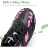 image:imageDREAM PAIRS Boys Girls Soccer Cleats Kids Football Shoes for LittleBig KidBlackHot Pink