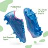 image:imageDREAM PAIRS Boys Girls Soccer Cleats Kids Football Shoes for LittleBig KidBlueHot Pink