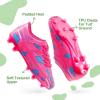 image:imageDREAM PAIRS Boys Girls Soccer Cleats Kids Football Shoes for LittleBig KidHot PinkBlue