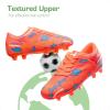 image:imageDREAM PAIRS Boys Girls Soccer Cleats Kids Football Shoes for LittleBig KidOrange