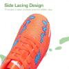 image:imageDREAM PAIRS Boys Girls Soccer Cleats Kids Football Shoes for LittleBig KidOrange