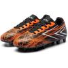 image:imageDREAM PAIRS Boys Girls Soccer Cleats Kids Youth Firm Ground Football Shoes for LittleBig KidBlackOrange
