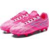 image:imageDREAM PAIRS Boys Girls Soccer Cleats Kids Youth Firm Ground Football Shoes for LittleBig KidHot Pink