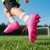 image:imageDREAM PAIRS Boys Girls Soccer Cleats Kids Youth Firm Ground Football Shoes for LittleBig KidHot Pink