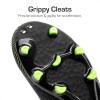 image:imageDREAM PAIRS Boys Girls Soccer Cleats Youth Firm Groud Athletic Outdoor Trainning Football Shoes for LittleBig KidBlackNeon Green