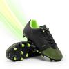 image:imageDREAM PAIRS Boys Girls Soccer Cleats Youth Firm Groud Athletic Outdoor Trainning Football Shoes for LittleBig KidBlackNeon Green