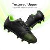 image:imageDREAM PAIRS Boys Girls Soccer Cleats Youth Firm Groud Athletic Outdoor Trainning Football Shoes for LittleBig KidBlackNeon Green