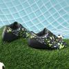 image:imageDREAM PAIRS Boys Girls Soccer Cleats Youth Firm Groud Athletic Outdoor Trainning Football Shoes for LittleBig KidBlackNeonGreen