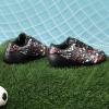 image:imageDREAM PAIRS Boys Girls Soccer Cleats Youth Firm Groud Athletic Outdoor Trainning Football Shoes for LittleBig KidBlackRed