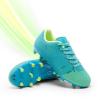 image:imageDREAM PAIRS Boys Girls Soccer Cleats Youth Firm Groud Athletic Outdoor Trainning Football Shoes for LittleBig KidBlueNeon Green