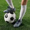 image:imageDREAM PAIRS Boys Girls Soccer Cleats Youth Firm Groud Athletic Outdoor Trainning Football Shoes for LittleBig KidDarkGreyRoyalBlue