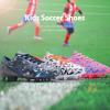 image:imageDREAM PAIRS Boys Girls Soccer Cleats Youth Firm Groud Athletic Outdoor Trainning Football Shoes for LittleBig KidFuchsiaPinkRoyalBlue
