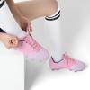 image:imageDREAM PAIRS Boys Girls Soccer Cleats Youth Firm Groud Athletic Outdoor Trainning Football Shoes for LittleBig KidPinkPruple