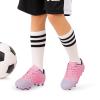 image:imageDREAM PAIRS Boys Girls Soccer Cleats Youth Firm Groud Athletic Outdoor Trainning Football Shoes for LittleBig KidPinkPruple