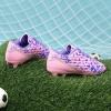 image:imageDREAM PAIRS Boys Girls Soccer Cleats Youth Firm Groud Athletic Outdoor Trainning Football Shoes for LittleBig KidPinkPurple