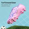 image:imageDREAM PAIRS Boys Girls Soccer Cleats Youth Firm Groud Athletic Outdoor Trainning Football Shoes for LittleBig KidPinkPurple