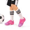 image:imageDREAM PAIRS Boys Girls Soccer Cleats Youth Firm Groud Athletic Outdoor Trainning Football Shoes for LittleBig KidRose RedWhite