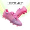 image:imageDREAM PAIRS Boys Girls Soccer Cleats Youth Firm Groud Athletic Outdoor Trainning Football Shoes for LittleBig KidRose RedWhite