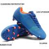 image:imageDREAM PAIRS Boys Girls Soccer Cleats Youth Firm Groud Athletic Outdoor Trainning Football Shoes for LittleBig KidRoyal BlueOrange
