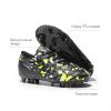 image:imageDREAM PAIRS Boys Girls Soccer Cleats Youth Firm Groud Athletic Outdoor Trainning Football Shoes with Soccer SocksBlackNeonGreen