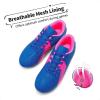 image:imageDREAM PAIRS Boys Girls Soccer Cleats Youth Firm Groud Classic Lightweight Football Shoes for LittleBig KidRoyalBlueFuchsia