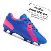 image:imageDREAM PAIRS Boys Girls Soccer Cleats Youth Firm Groud Classic Lightweight Football Shoes for LittleBig KidRoyalBlueFuchsia
