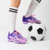 image:imageDREAM PAIRS Boys Girls Soccer Cleats Youth Firm Groud Football Shoes for LittleBig KidPinkPurple