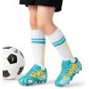 image:imageDREAM PAIRS Boys Girls Soccer Cleats Youth Firm Groud Sport Football Cleats with Soccer Socks for LittleBig KidToddlerMint Green