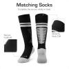 image:imageDREAM PAIRS Boys Girls Soccer Cleats Youth Firm Groud Sport Football Cleats with Soccer Socks for LittleBig KidToddlerRedBlack