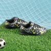 image:imageDREAM PAIRS Boys Girls Turf Indoor Soccer Shoes Lace Up Cleats for LittleBig KidBlackNeonGreen