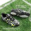 image:imageDREAM PAIRS Boys Girls Turf Indoor Soccer Shoes Lace Up Cleats for LittleBig KidBlackNeonGreen