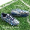 image:imageDREAM PAIRS Boys Girls Turf Indoor Soccer Shoes Lace Up Cleats for LittleBig KidGreyRoyalBlue