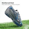 image:imageDREAM PAIRS Boys Girls Turf Indoor Soccer Shoes Lace Up Cleats for LittleBig KidGreyRoyalBlue