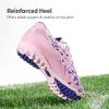 image:imageDREAM PAIRS Boys Girls Turf Indoor Soccer Shoes Lace Up Cleats for LittleBig KidPinkPurple