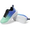 image:imageDREAM PAIRS Girls Boys Shoes Kids Lace up Tennis Sparkle Glitter Athletic Running SneakersLight GreenBlue