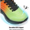 image:imageDREAM PAIRS Girls Boys Shoes Kids Lace up Tennis Sparkle Glitter Athletic Running SneakersNeon GreenOrangeBlack