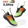 image:imageDREAM PAIRS Girls Boys Shoes Kids Lace up Tennis Sparkle Glitter Athletic Running SneakersNeon GreenOrangeBlack