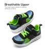 image:imageDREAM PAIRS Girls Boys Shoes Kids Tennis EZOns Quicksteps School Sneakers Breathable Running Athletic ShoesBlackRoyalGreen
