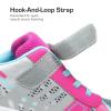 image:imageDREAM PAIRS Girls Boys Shoes Kids Tennis EZOns Quicksteps School Sneakers Breathable Running Athletic ShoesGreyFuchsiaBlue