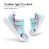 image:imageDREAM PAIRS Girls Boys Shoes Kids Tennis EZOns Quicksteps School Sneakers Breathable Running Athletic ShoesMint GreenPink