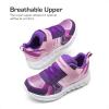 image:imageDREAM PAIRS Girls Boys Shoes Kids Tennis EZOns Quicksteps School Sneakers Breathable Running Athletic ShoesPinkPurple