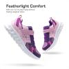 image:imageDREAM PAIRS Girls Boys Shoes Kids Tennis EZOns Quicksteps School Sneakers Breathable Running Athletic ShoesPinkPurple