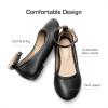 image:imageDREAM PAIRS Girls Dress Shoes Girls Ballerina Flat Ankle Strap Ballet Flats ToddlerLittle KidBig KidBlack