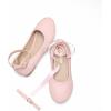 image:imageDREAM PAIRS Girls Dress Shoes Girls Ballerina Flat Ankle Strap Ballet Flats ToddlerLittle KidBig KidPink