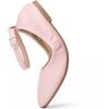 image:imageDREAM PAIRS Girls Dress Shoes Girls Ballerina Flat Ankle Strap Ballet Flats ToddlerLittle KidBig KidPink