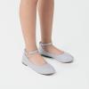image:imageDREAM PAIRS Girls Dress Shoes Girls Ballerina Flat Ankle Strap Ballet Flats ToddlerLittle KidBig KidSilverGlitter