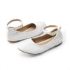 image:imageDREAM PAIRS Girls Dress Shoes Girls Ballerina Flat Ankle Strap Ballet Flats ToddlerLittle KidBig KidWhite