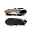image:imageDREAM PAIRS Girls Dress Shoes Low Heels for Little Big Girl Mary Jane Shoes with Pearl Rhinestones Flower Girl Pumps Princess Wedding PartyBlackpat